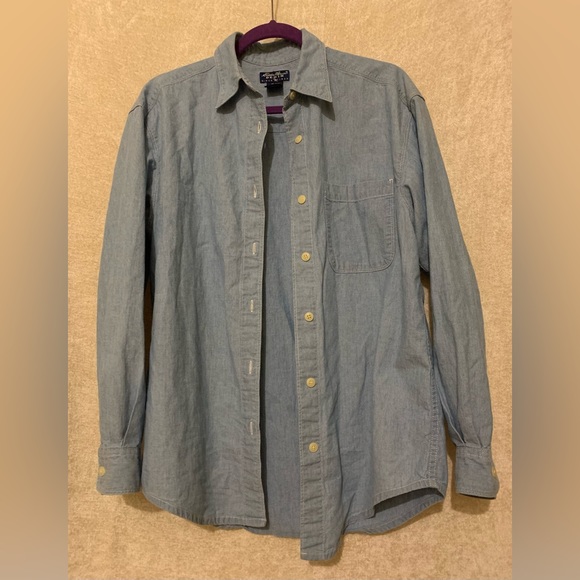 Eddie Bauer Vintage 90’s denim button down - Picture 6 of 8